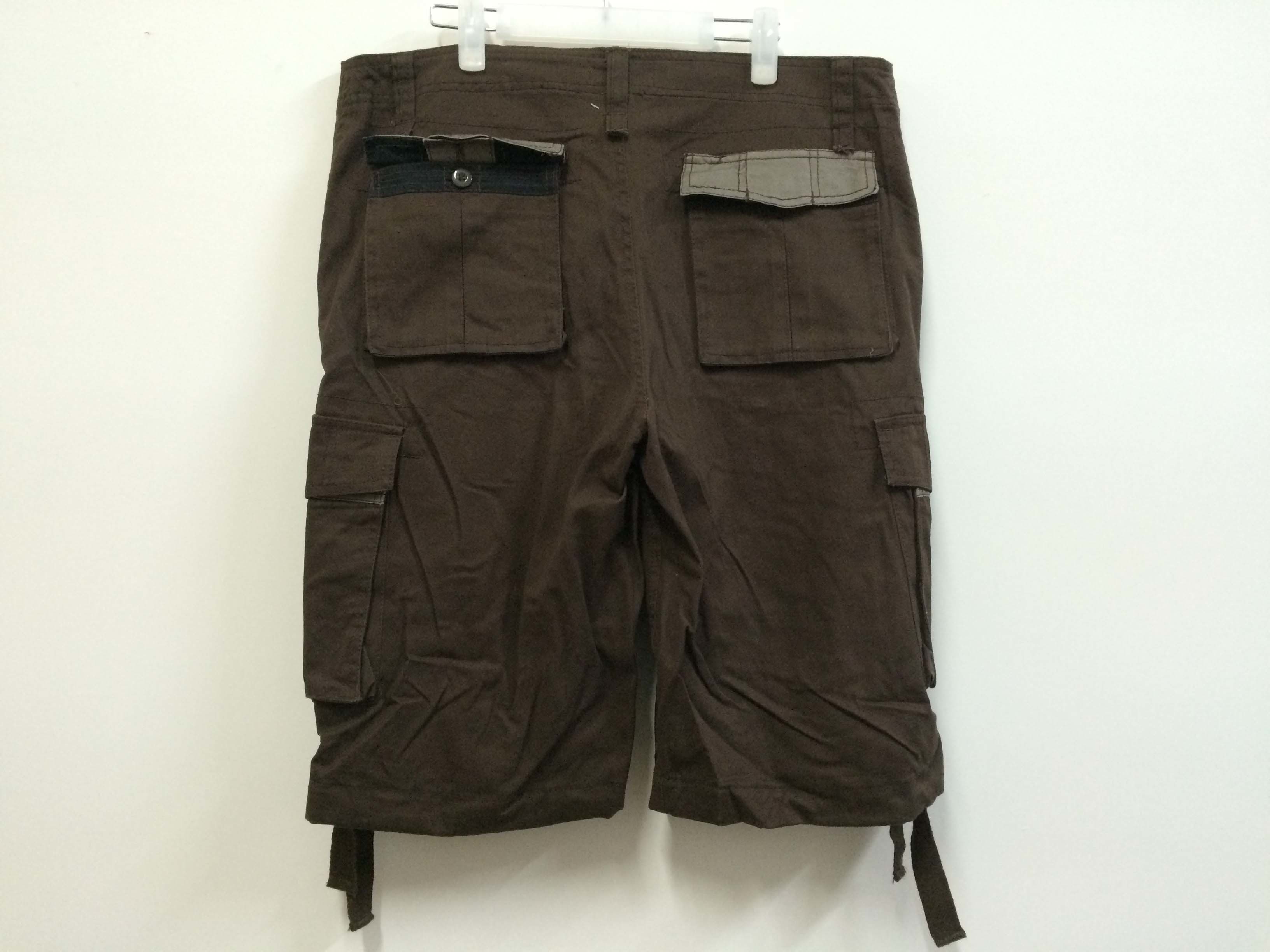 short, mens short in 100% cotton, fishing short, casual short, chocolate color, S-3XL