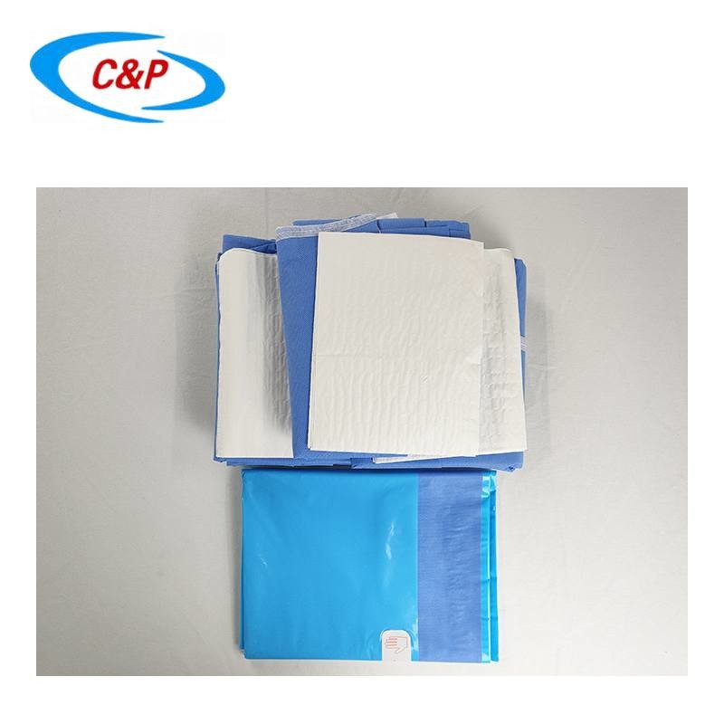 CE ISO13485 Sterile Blue Nonwoven Surgical Gown Pack Supplier For Operation Room