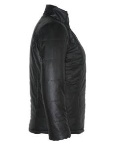 China Super Warm Ladies PU Turtleneck Jacket With Zipper Slim Shape Super Warm wholesale