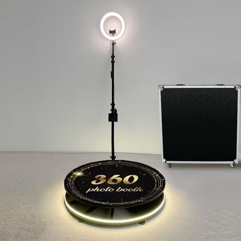 Automatic 360 Degree Photo Booth Auto Rotating Platform Booth For Party