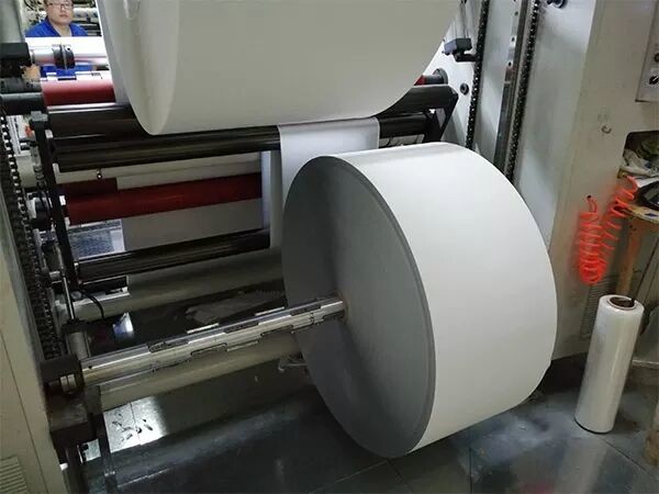 30-400g/M2 1600MM Paper Roll Slitting Machines For Lunch Food Takeaway Boxes