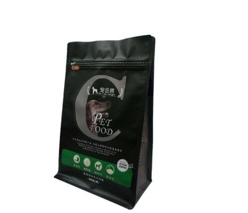Customized Side Gusset Dog Pet Food Packaging Bag With Resealable Zip Lock