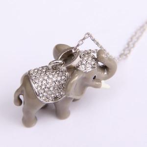 China Fashion brand jewelry Juicy Couture necklaces pendant women necklaces elephant necklace wholesale