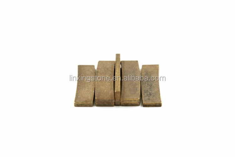 350mm Diamond Saw Blade Segment for Sandstone Fanshaped Design and Golden Color