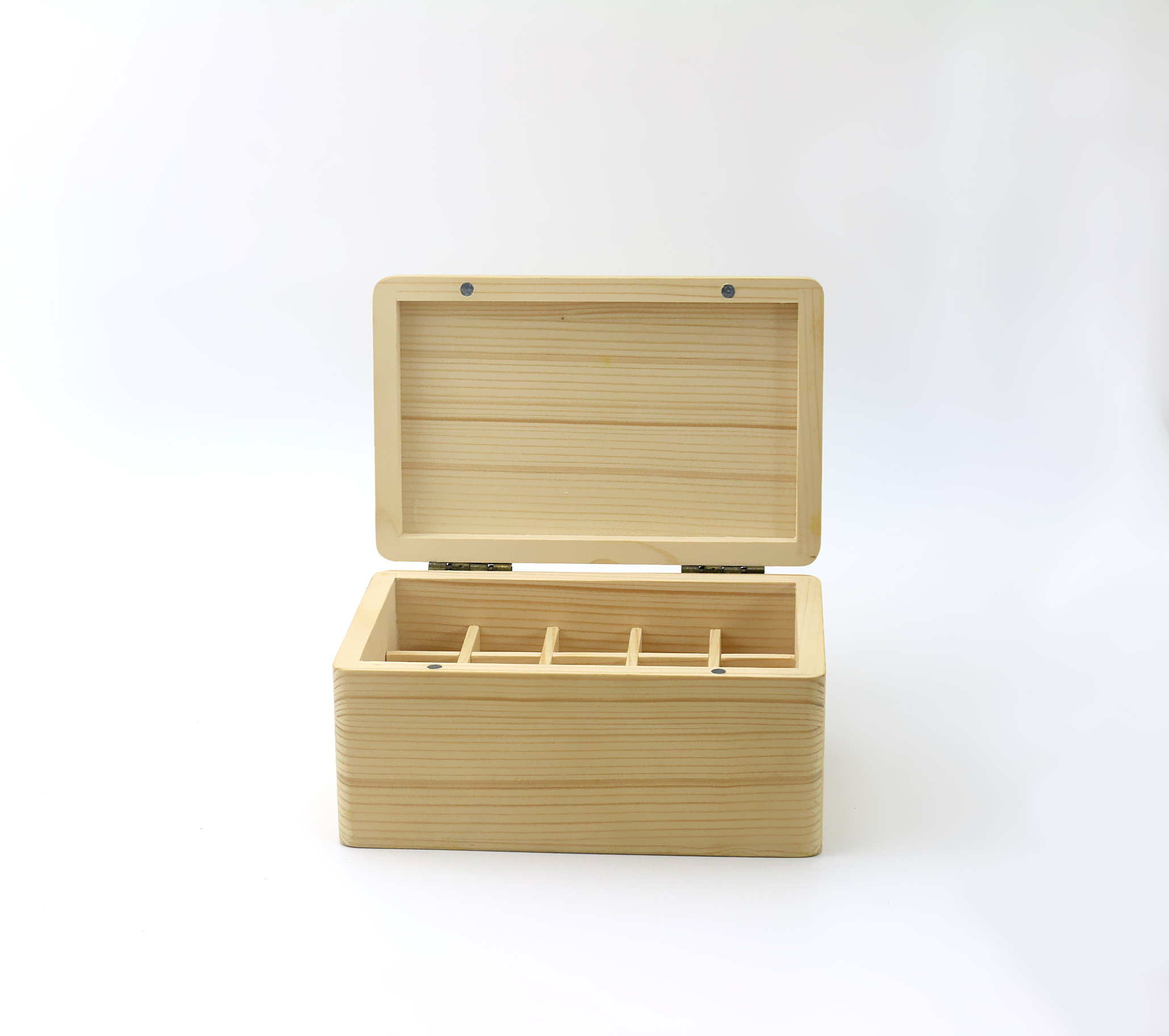 32 Holes Recyclable Aromatherapy Oil Storage Box Pine Wood Laser Engrave Gift Packing Box