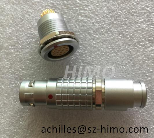Quality FGG EGG 1B 14 pin male and female lemo self-locking connector for sale