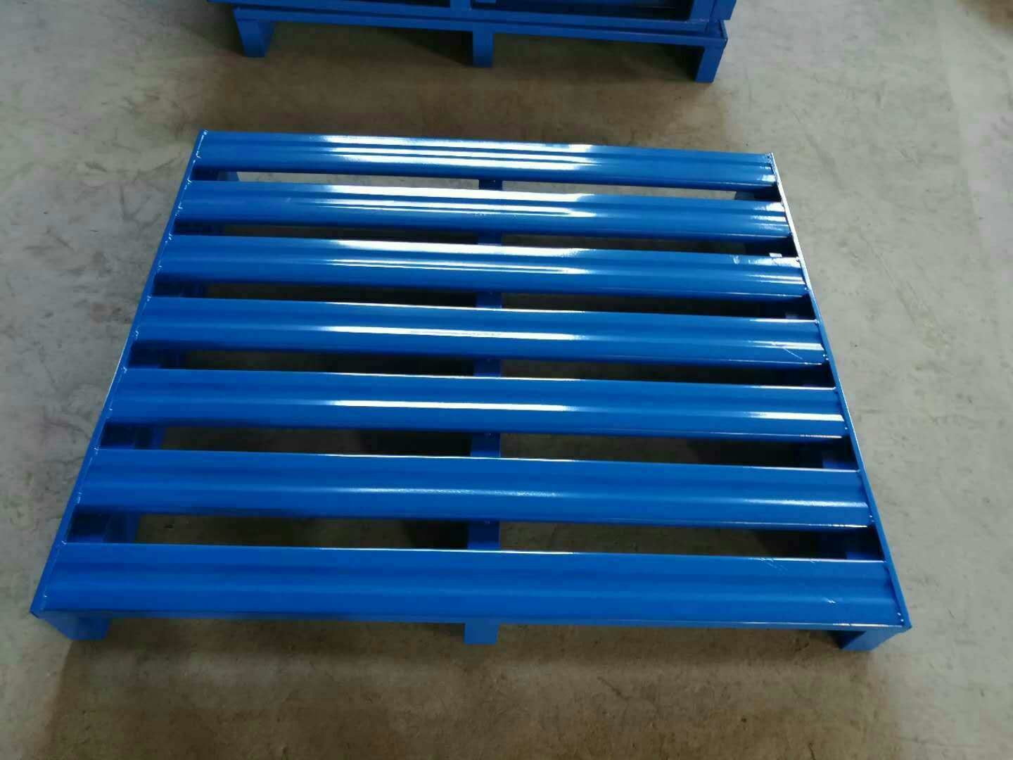 Customized 2 Way Steel Pallet warehouse pallet 500-2000 kg Load Capacity