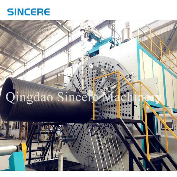 Quality HDPE Structured Wall Spirally Wound Piping Extrusion Production Line for sale