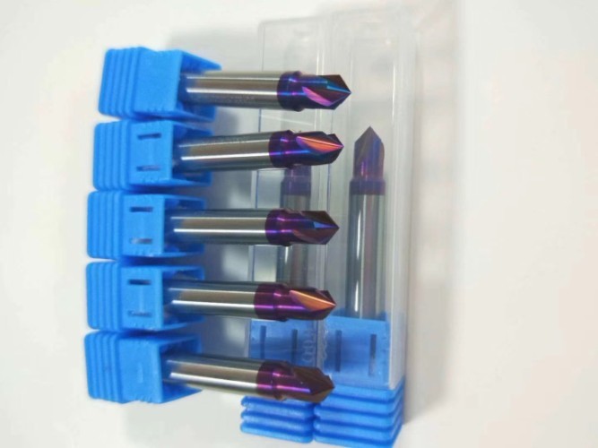 Customized Solid Carbide End Mills Tungsten Carbide Material For High Speed Cutting