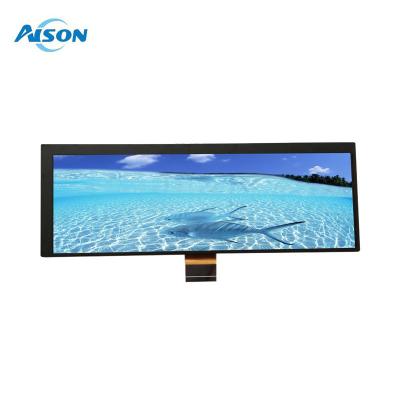 8 Inch Bar Type LCD Display 1600x480 Stretch TFT Display 500 cd/m2