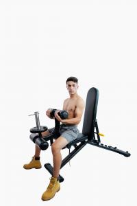 China Heavy Duty Fitness Exercise Bench With Leg Extension And Leg Curl on sale