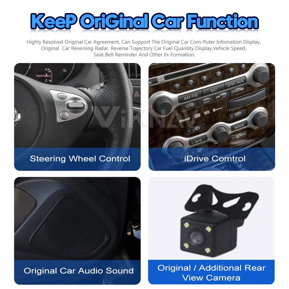 10.4 Inch Touch Screen Car radio For 2008-2012 Nissan MAXIMA Navigation GPS Multimedia Player Wireless Carplay 4G