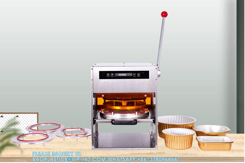 Automatic Electrical Sealing Machines, Sealer, Tray Sealer Aluminum Foil Manual Heat Sealing Machine