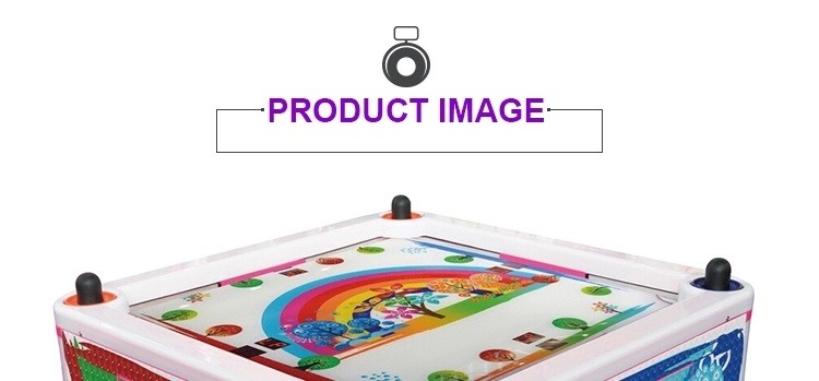 Kids Coin Pusher 4 Person Air Hockey Arcade Game Machine 50Hz 380W