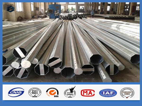Polygonal / Tubular galvanized structural steel tubing , AWS D1.1 standard