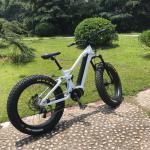Aluminum Frame E Fat Bike , Fat Electric Bicycle With 26*4.0 Kenda Fat Tire