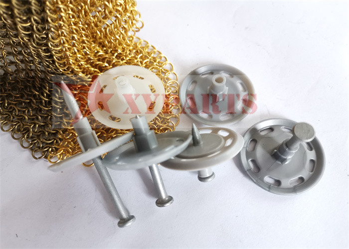 Round 35mm Plastic Washer Powder Actuated Pins With Shooting Nails