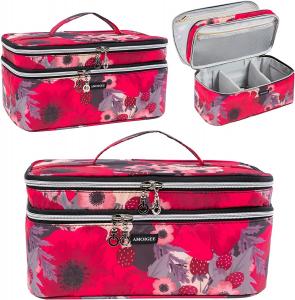 China High quality lager capacity double lager design cosmetic bags on sale