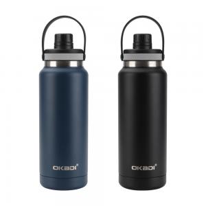 China Insulated Sports Water Bottle 34oz Vacuum Insulated Flask BPA Free Double Wall Stainless Steel Water Bottle wholesale