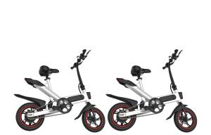 12 Inch Leisure Portable Foldable Electric Bicycle Aluminum Alloy Frame