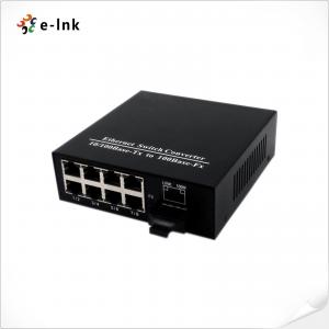 China 10/100/1000M Gigabit Ethernet Switch 8 Ports Compact Size With SC Fiber Port on sale