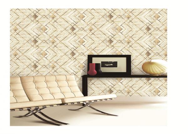 Quality PVC embossed wallpaper modern design fashion living room sitting room for sale