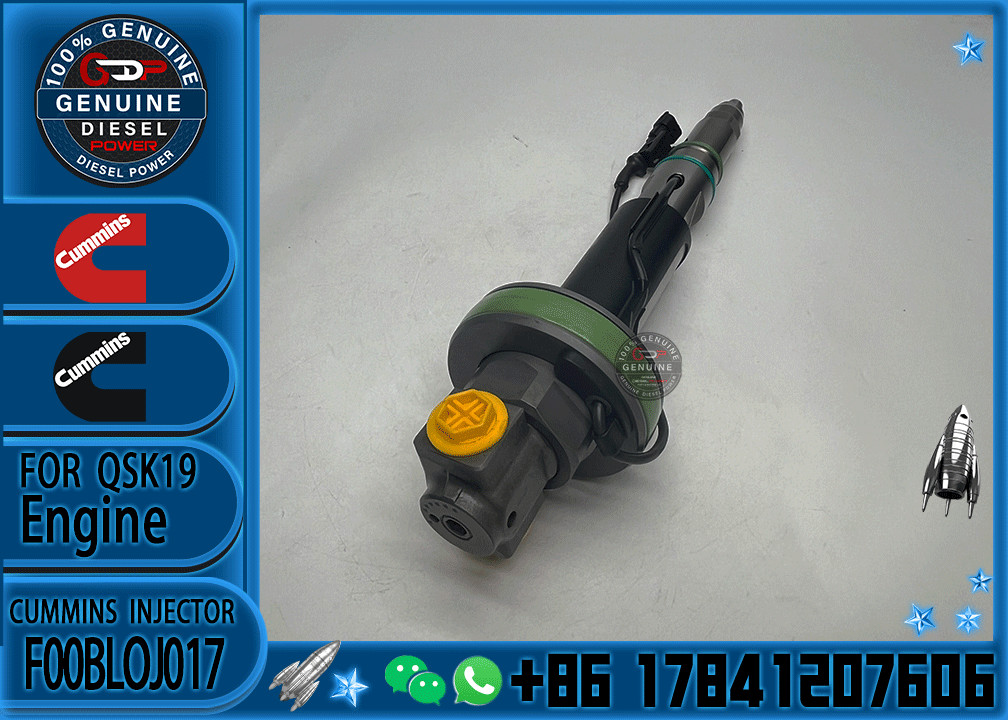 Diesel Fuel Injector F0OBLOJ018 F00BLOJ017 4964172 Y431K05248 For Cummins QSK19 QSK38 QSK50 QSK60 Engine