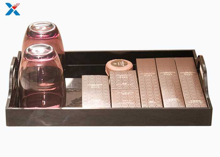 Eco - Friendly Acrylic Display Case Hotel Washing Acrylic Serving Tray