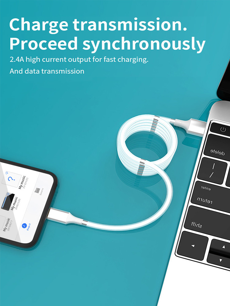 Focuses 3A Micro USB Magnetic Charging Cable Ladekabel