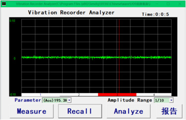 Ground / Structure Vibration Analyzer Seamless Low Frequency Measurement