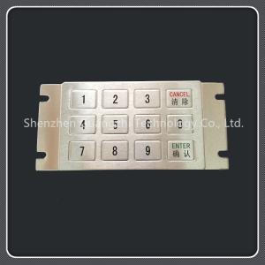 China Digital Printing Telephone Number Keypad , 3x4 Bank Machine Keyboard wholesale