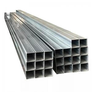 China A36 2 Square Galvanized Steel Tube DX51D , 10mm Pre Galvanized Square Steel Pipe wholesale