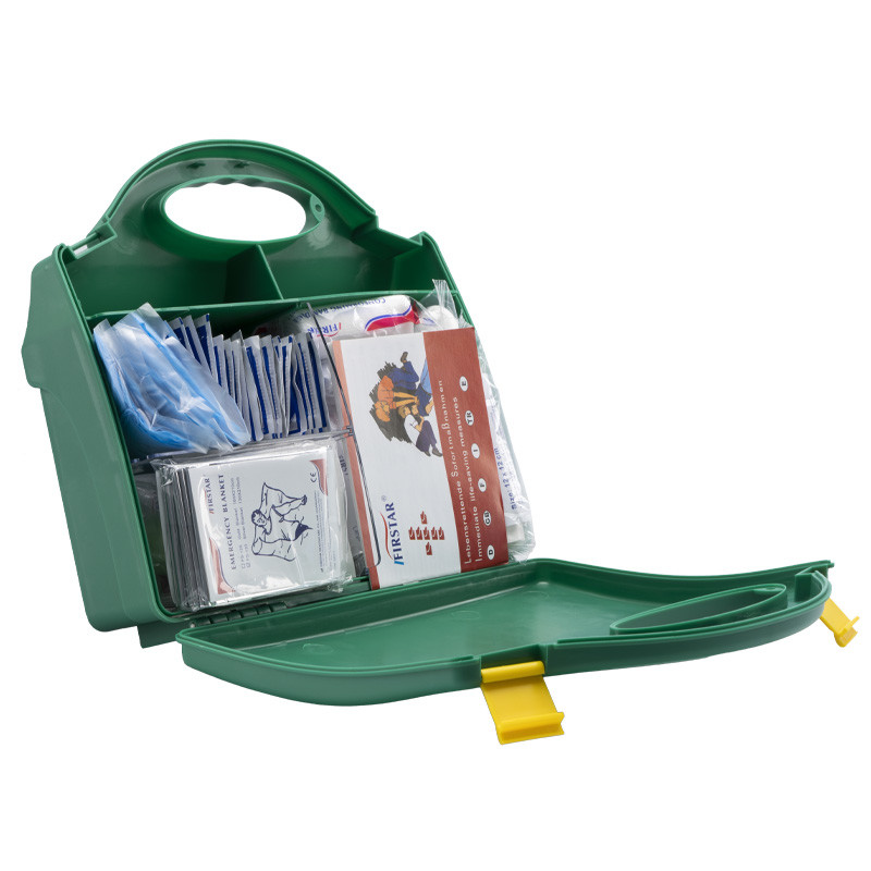 PP Big Capacity Workplace First Aid Kit Wall Hanging Survival Box