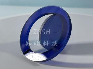 China Laser Part Synthetic Blue Sapphire Crystal Ruby Al2O3 Single Crystal For Wristwatch Glass Case wholesale
