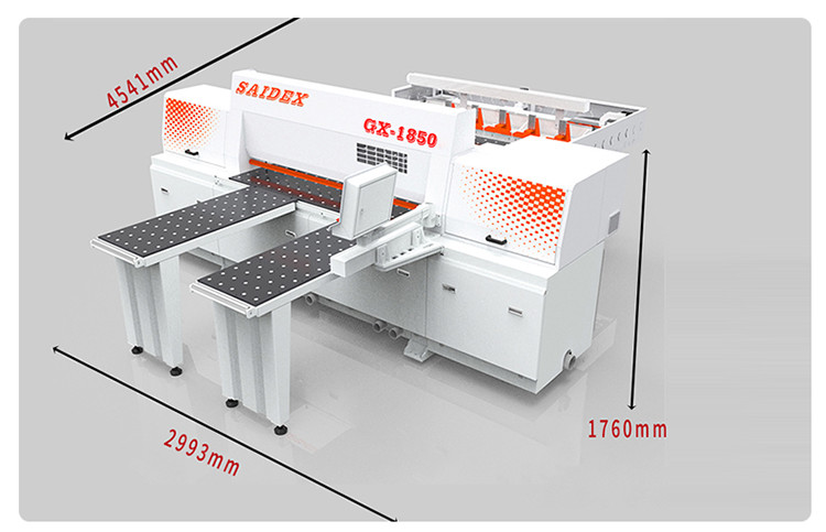 220V High Precision SD-1850 Acrylic Plate Saw Machine Automatic Plastic PM PS Light Guide Plate Cutting Machine