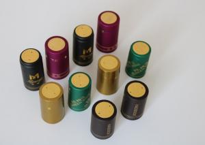 China Olive Oil Glass Heat Shrink Bottle Caps Gold Plating With Shrink Sleeve wholesale