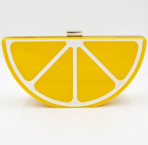 China Lemon fruit watermelon creative fashion acrylic shoulder bag wholesale