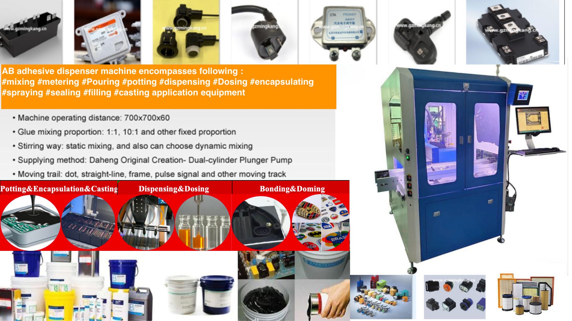 XYZ Platform 3 Axis Automatic Epoxy Resin Dispensing Machine for Precise Distribution