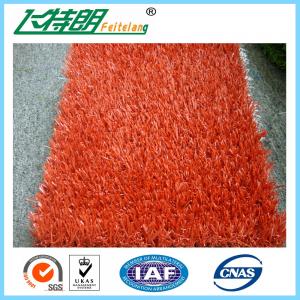 China Decorative Artificial Lawn Grass Landscaping / Plastic Grass Carpet 9000 Dtex wholesale