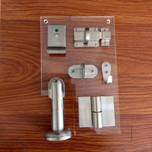 China SS201 Toilet Cubicle Hardware Antirust Toilet Partition Accessories wholesale