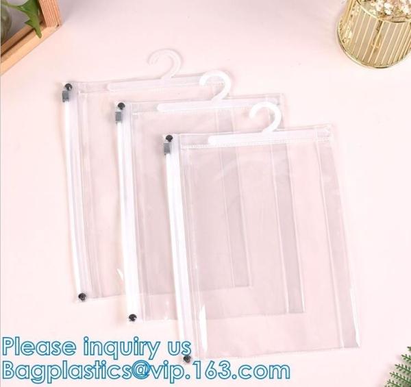 Eco Hanger Hook Underwear Pack, Bio zipper bag packing BRACELETS, NECKLACES,