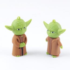 China PVC Customized Shaped By Master Yoda Star Wars Usb Flash Drive Usb 2.0 And 3.0 on sale