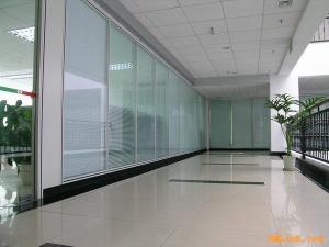 China Acoustic Insulation Office Glass Partition Systems , Glass Bathroom Partition Walls wholesale