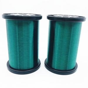 China 44 Awg 0.05mm Green Color Polyurethane Guitar Pickup Coil Wire wholesale