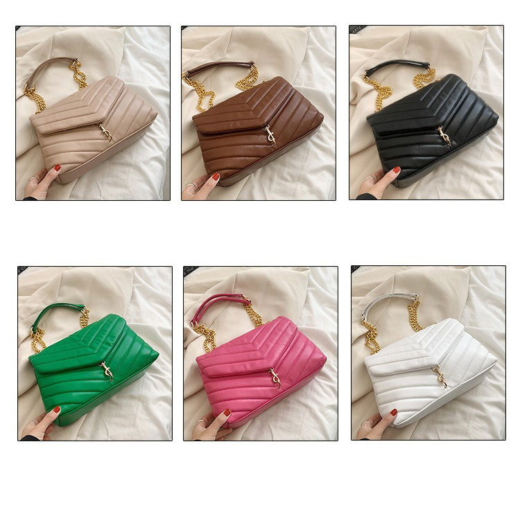 Single Strap Women's Branded Trending Shoulder Handbag Small PU Leather Crossbody Bag