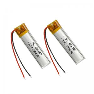 China 200mAh 3.7 Volt Lithium Polymer Battery Within 1C Rate wholesale
