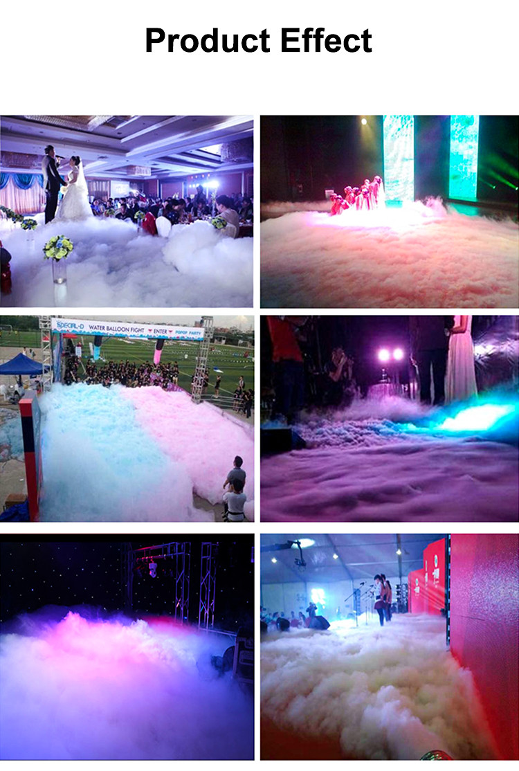Commercial Fog Smoke Machine Big Capacity Dry Ice Fog Machine Block Ice Machine