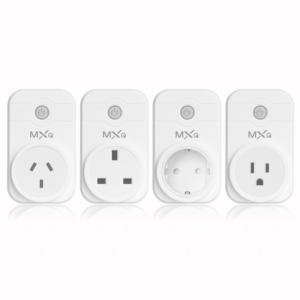 Tuya Smart Life App Control UK Smart Plug Outlets Alexa Standard Grounding