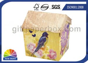 China House Shape Fancy Art Paper Gift Box for Christmas / Festival , Toys Paper Packing Boxes on sale
