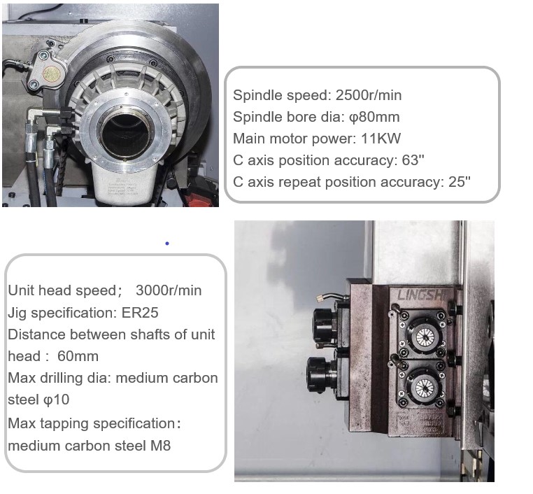 11kw CNC Turn Milling Machine 5 Axis CNC Lathe Milling Machine